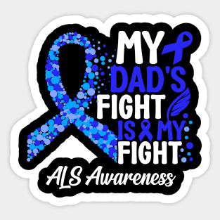 Als Awareness Als Dad Support Sticker